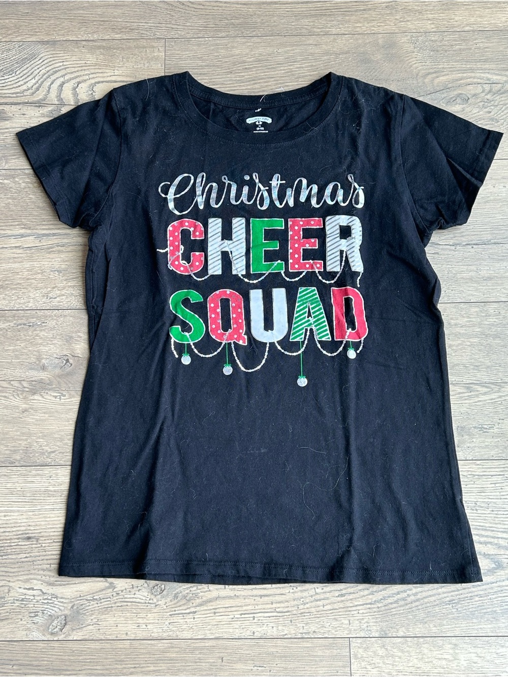 Holiday Time Christmas Cheer Squad Tee